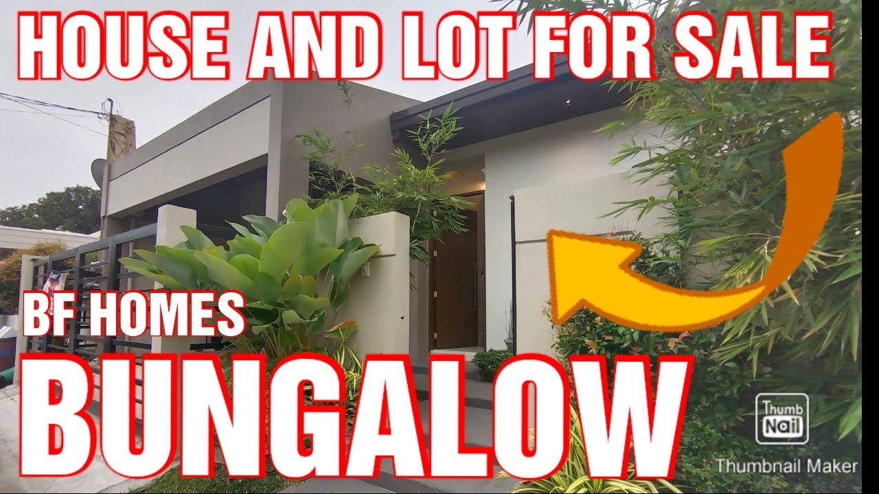House and Lot For Sale in BF Homes, Paranaque City l Bungalow Type 170 sqm Floor Area.