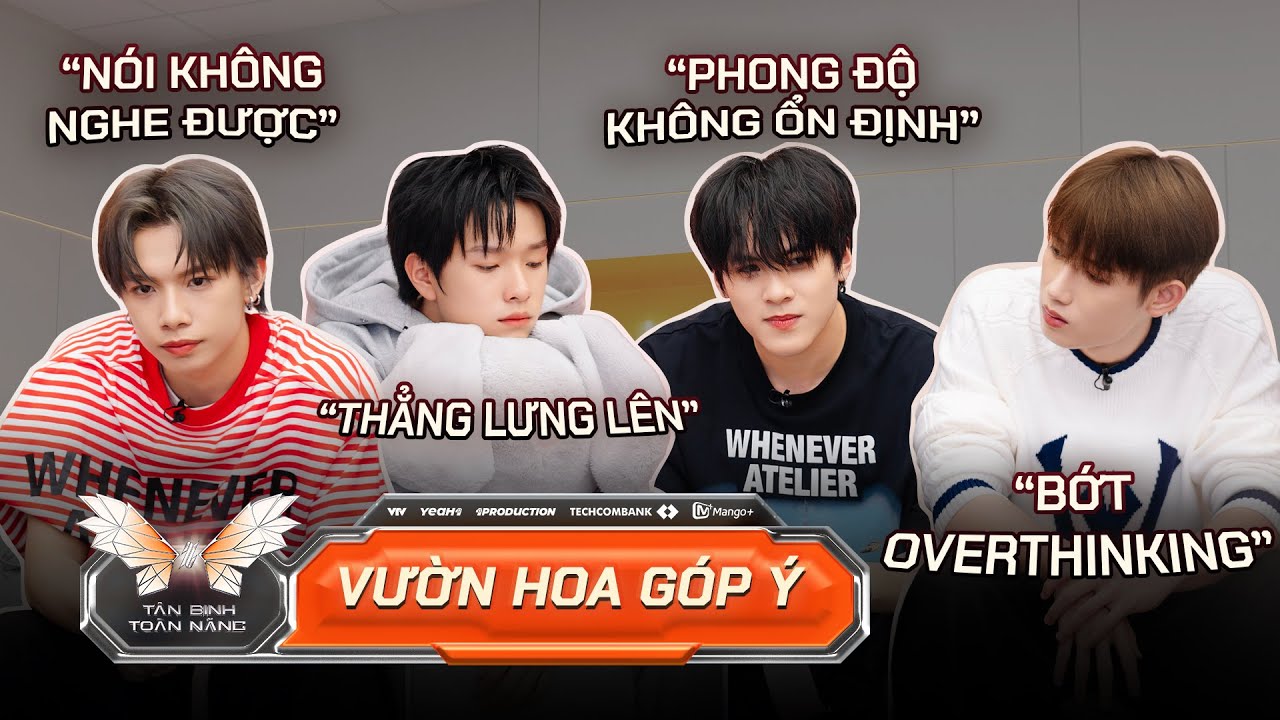 Căng đét: 4 tân binh được góp ý trực diện và phản ứng bất ngờ | TÂN BINH TOÀN NĂNG 2025