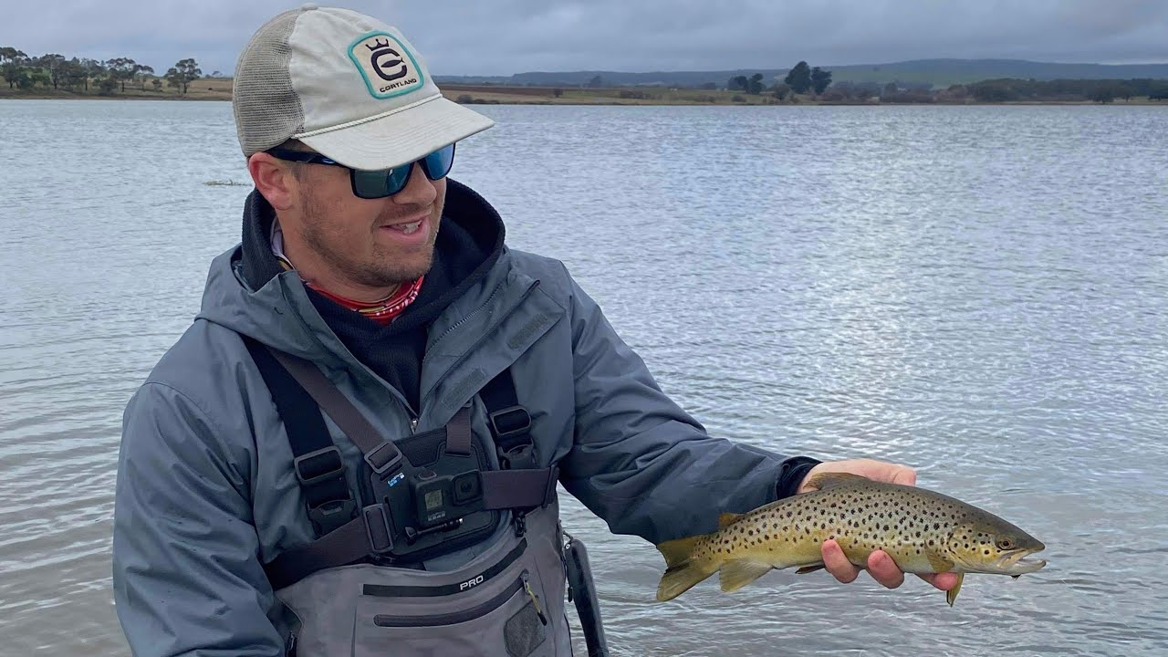 Tough Winter Fishing For Trout Off The Bank | Fly Fishing Hepburn Lagoon