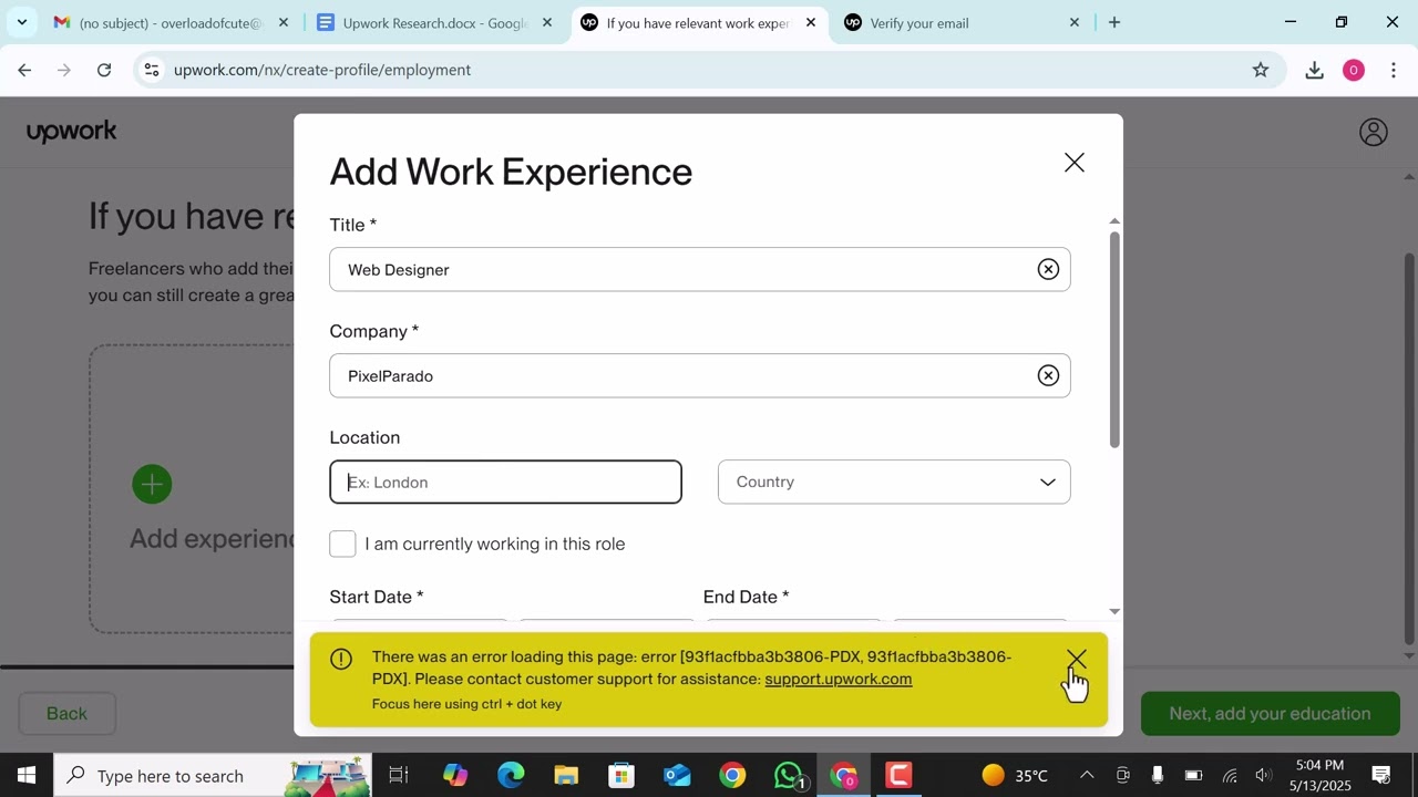 How to Create Upwork Account & Complete 100% Profile | Bangla Tutorial 2026