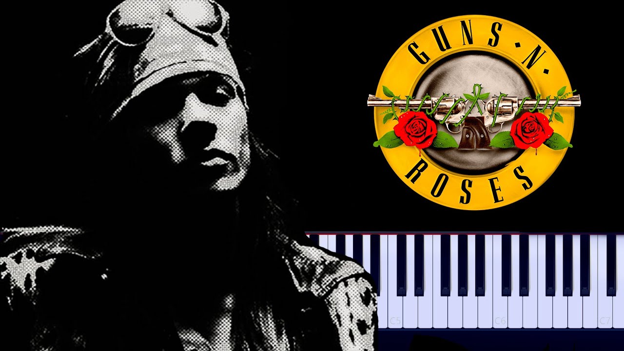 Guns N' Roses - Knockin' On Heaven's Door Piano Tutorial