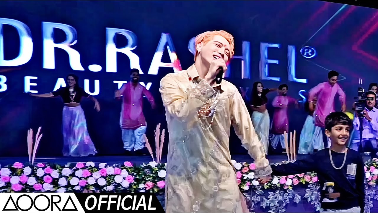 AOORA - 'Chogada' cover Live at Mumbai | with Dr.rashel Gujarat wedding show Navratri Song