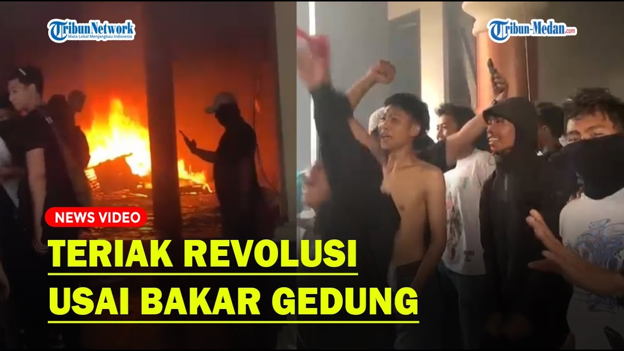 BREAKING NEWS Mahasiswa Bakar Gedung DPRD NTB❗