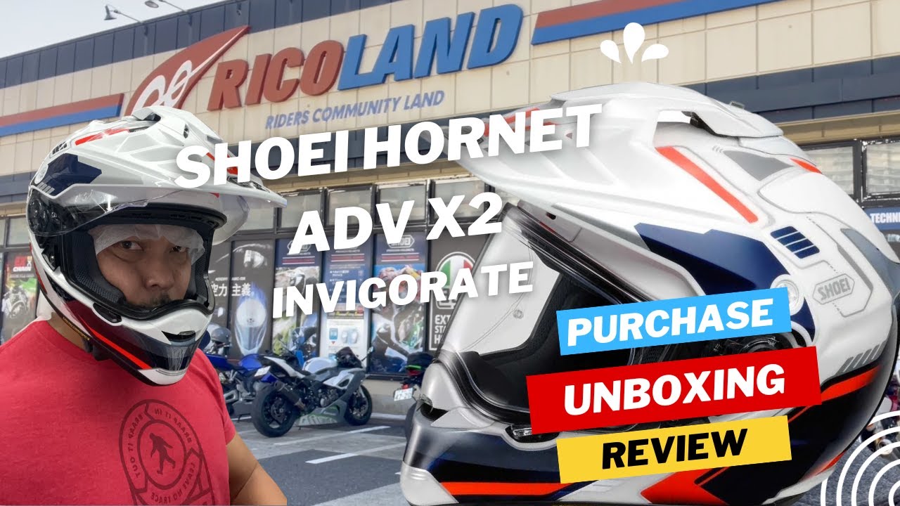 Shoei Hornet X2 Invigorate ADV Helmet : Purchase, Unboxing and Review by Mr. Francisco