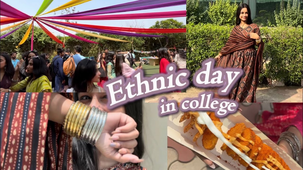 How we celebrate ethnic day at VIPS!🥳🤍 | MUSKAN SINGH