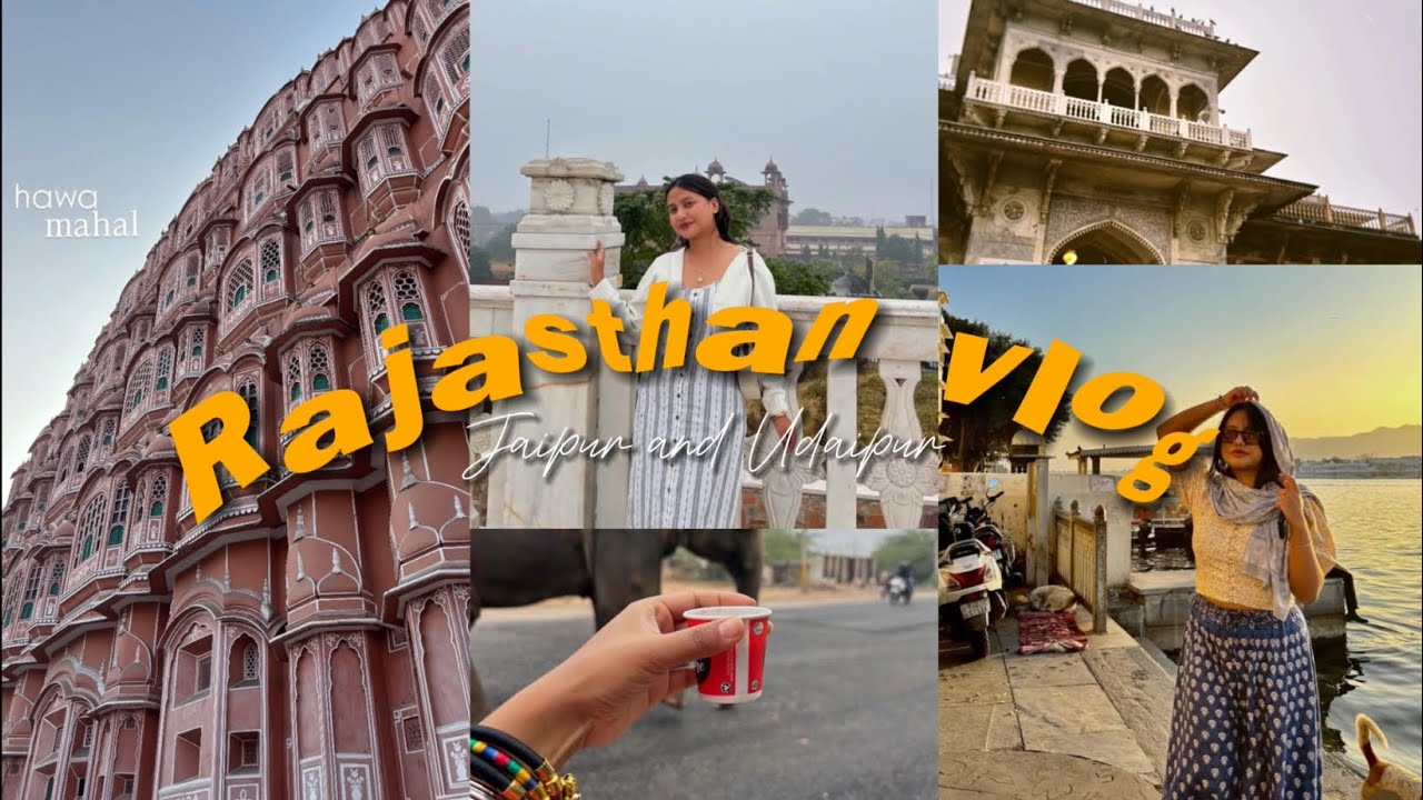 Rajasthan vlog-Jaipur and Udaipur | touristing in Delhi + sarojini haul 🛍️ | family gateway 🫧🩵