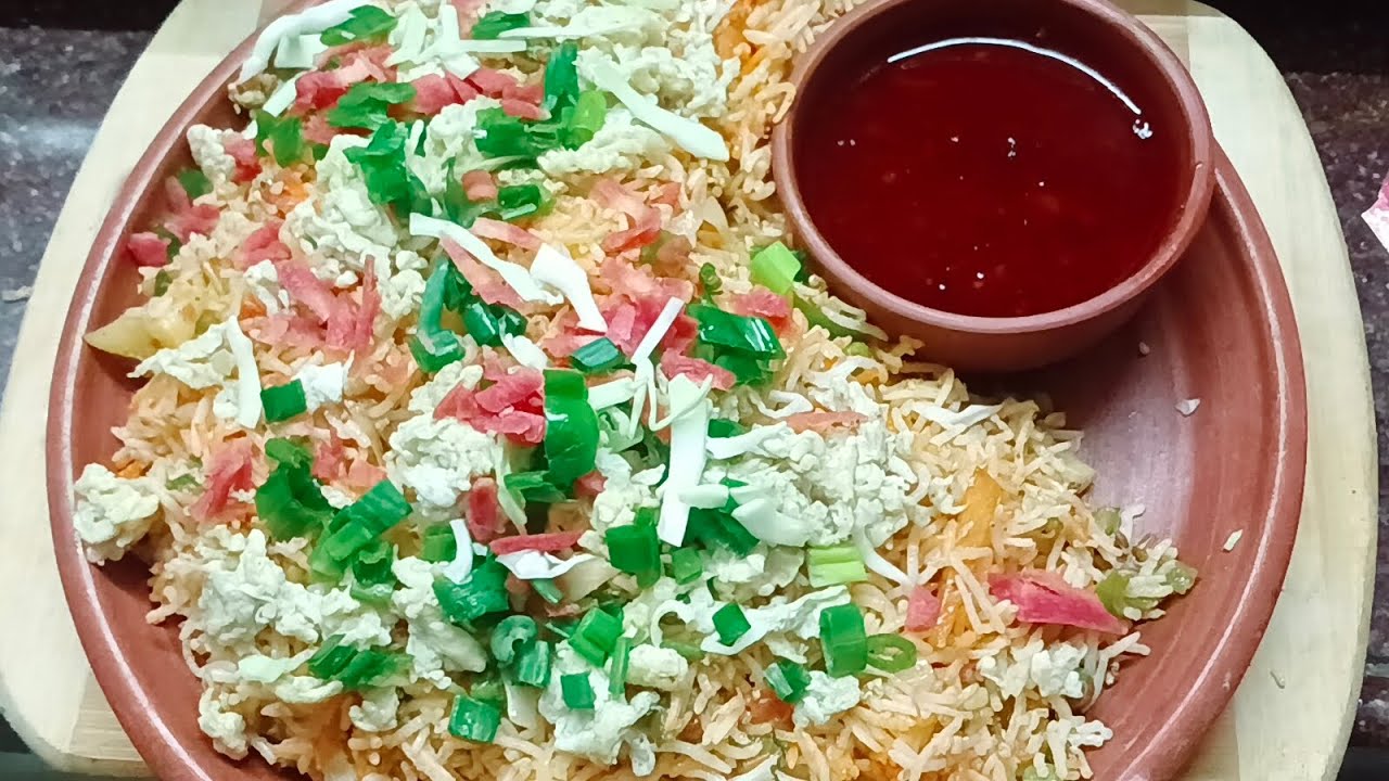 Egg fried rice #viralvideo #youtubeshort 