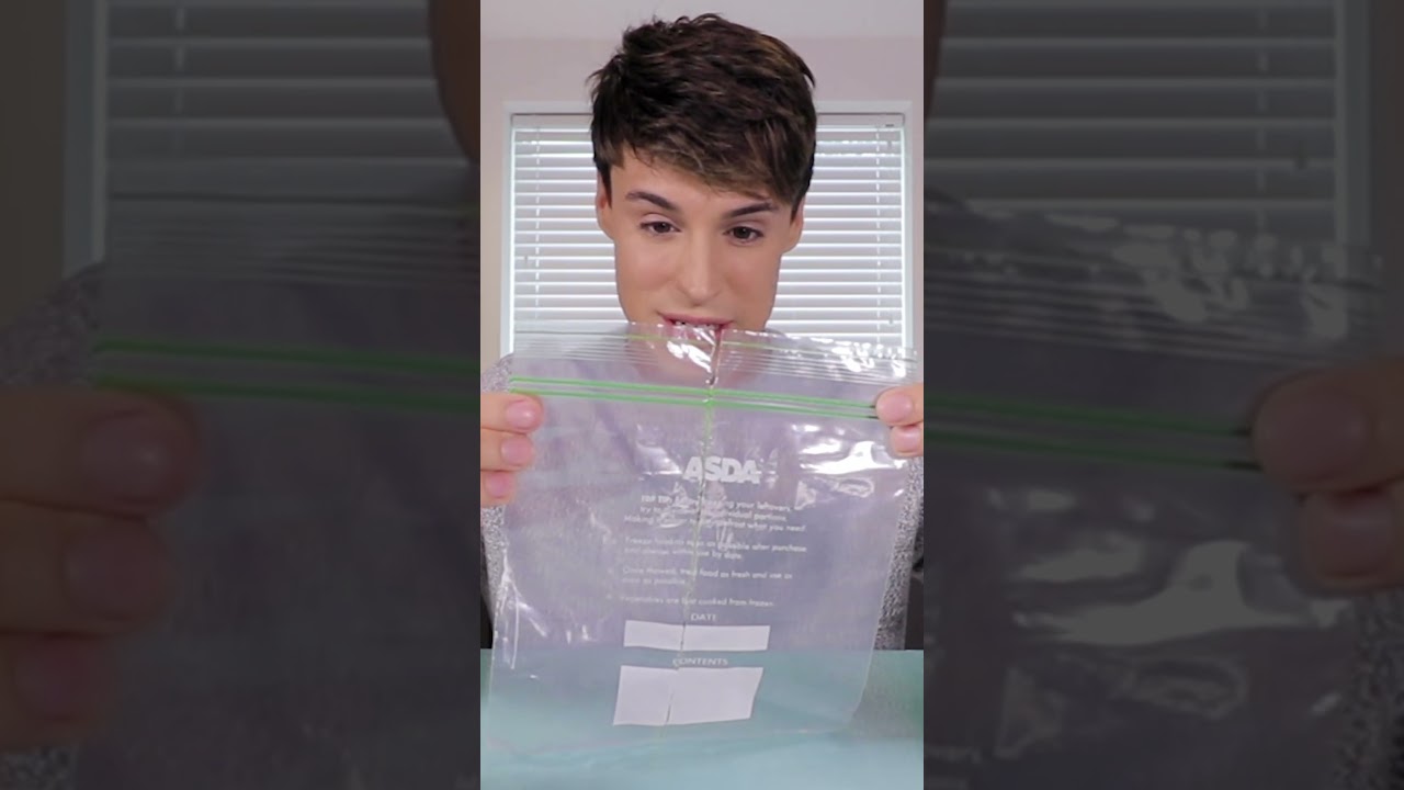 testing the hot knife hack to change zip lock bag sizes #shorts