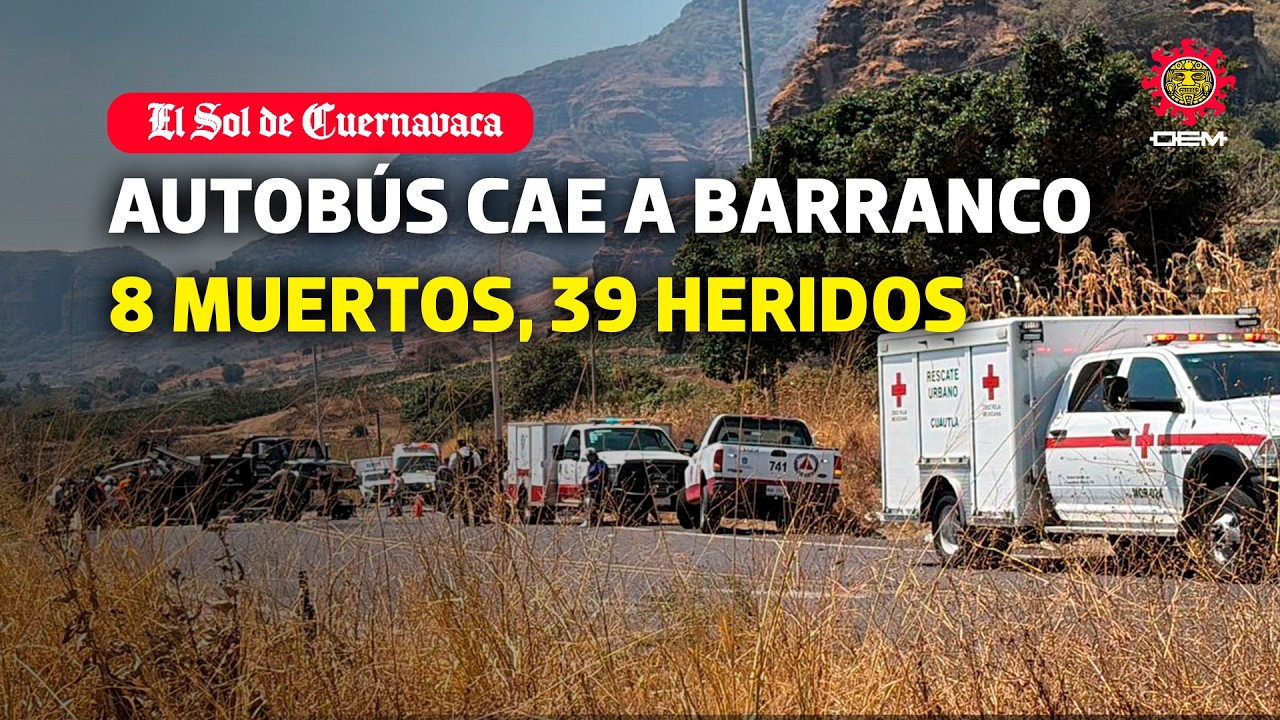 Accidente en carretera Oxtepec–Xochimilco deja varios muertos y decenas de heridos
