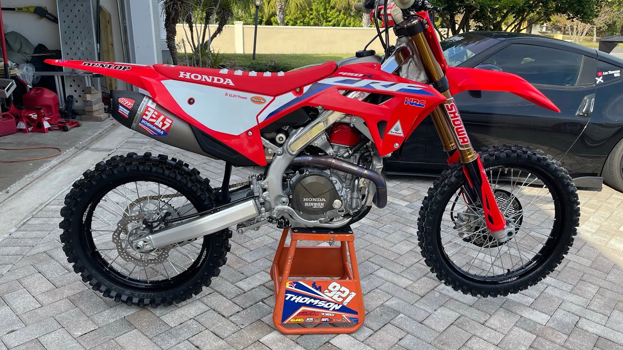 2021 CRF450R Exhaust clips