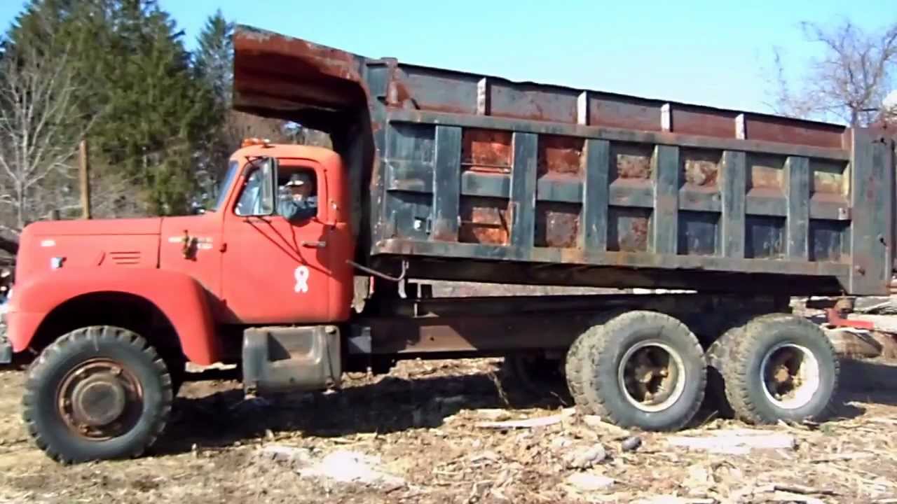 IHC R 190 6x6  dump truck video