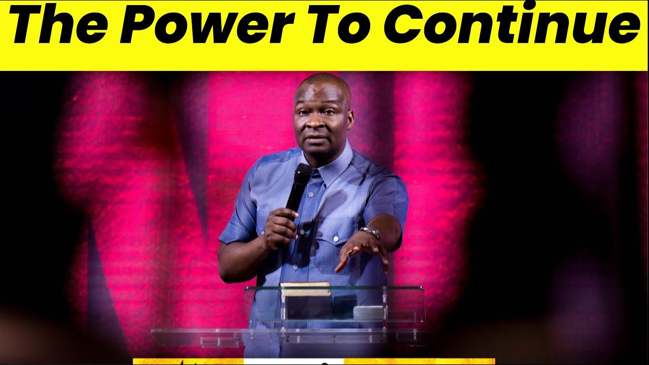 Principles for Sustainable Impact: The Power to Continue with Apostle Joshua Selman