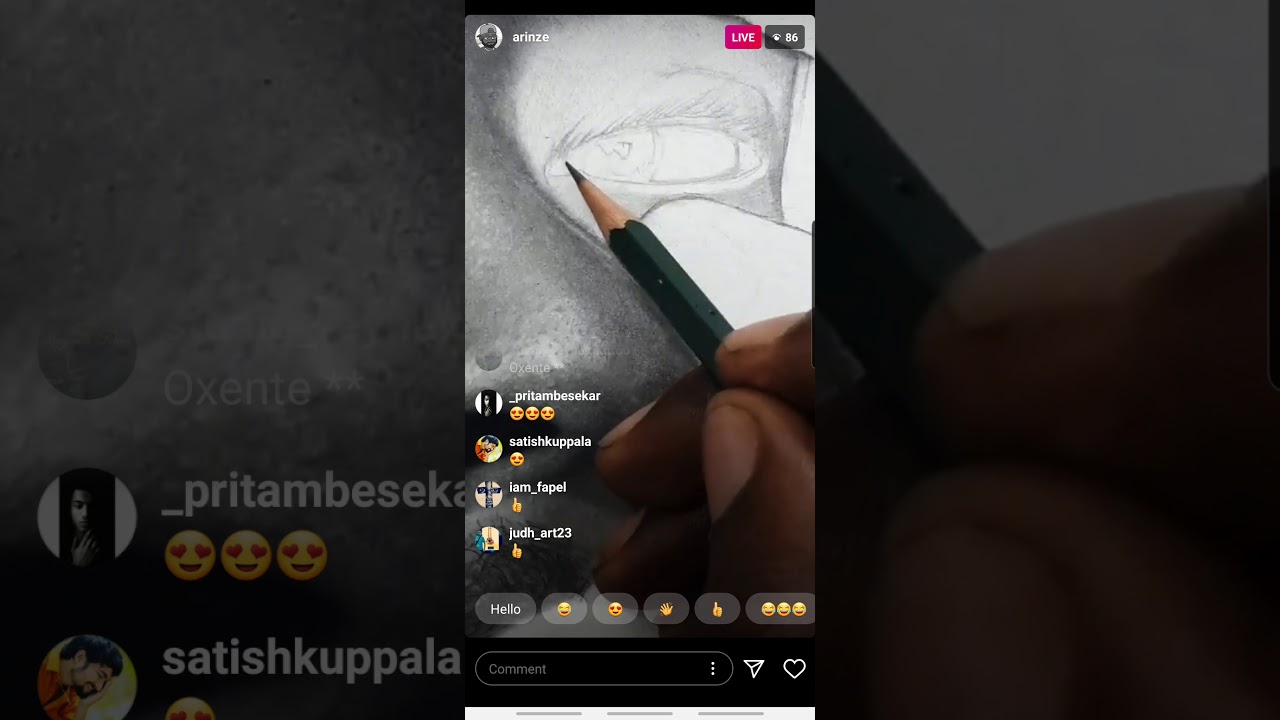 Arinze Stanley | Drawing eye | Part 1