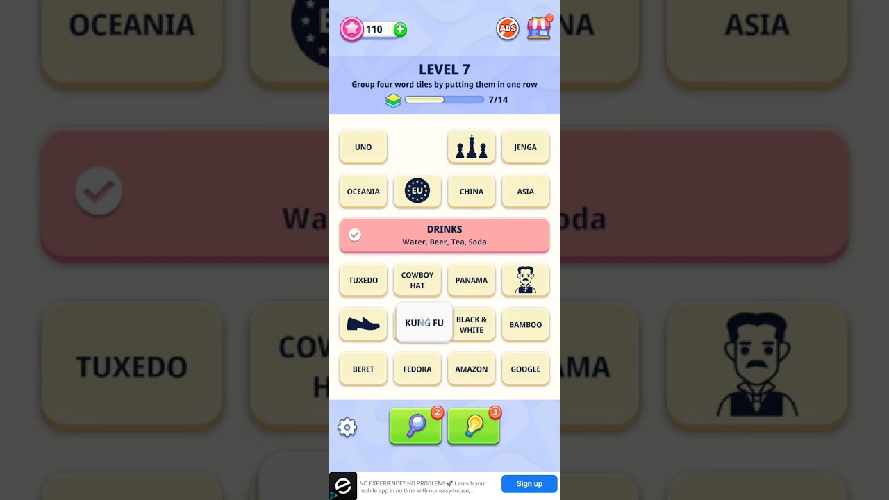 Word Merge Level 7 | Step-by-step Guide| The Gamer'z Zone #shorts #games #wordmerge #level7