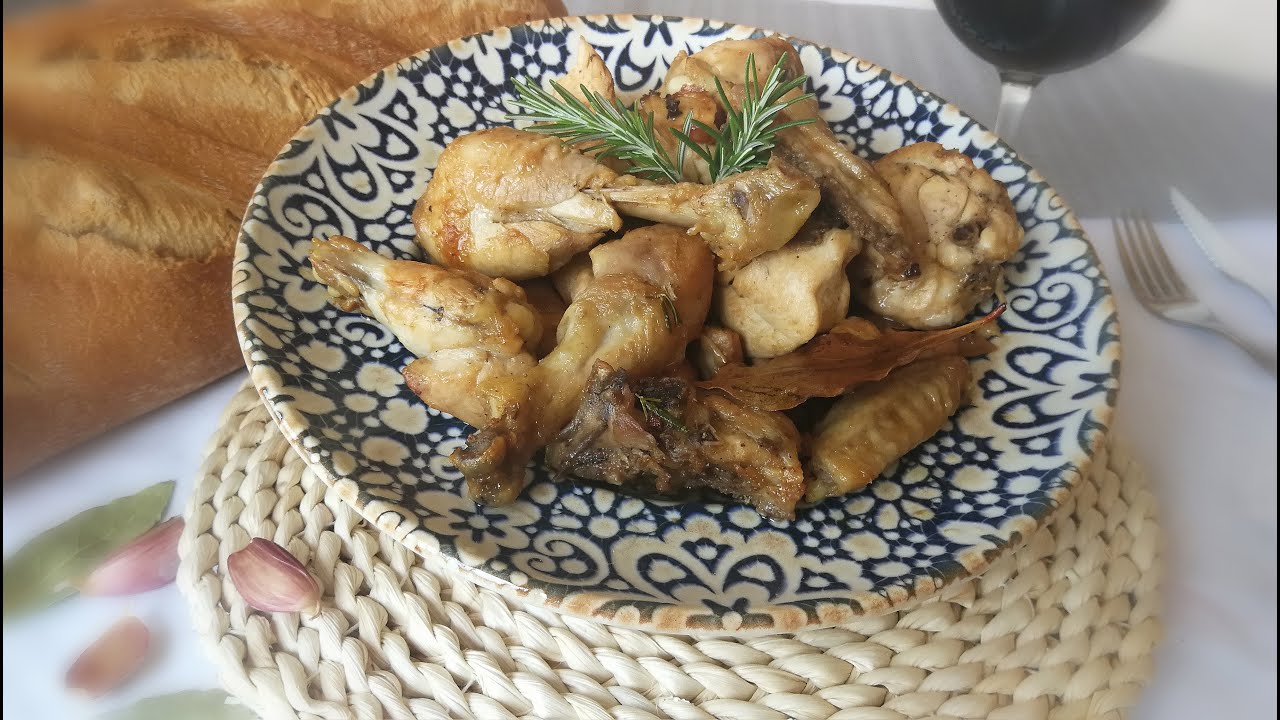 pollo al ajillo con vinagre  - COCINO YO 🍗👨‍🍳👩‍🍳