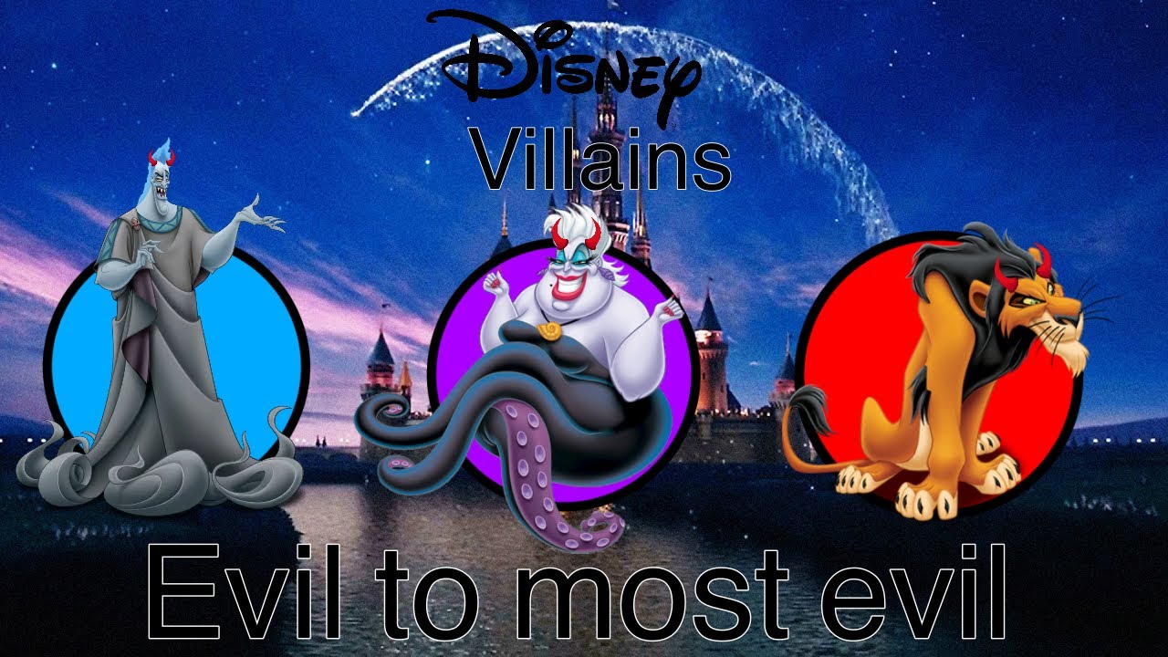 Disney Villains: Evil to most evil 🪄🏰😈