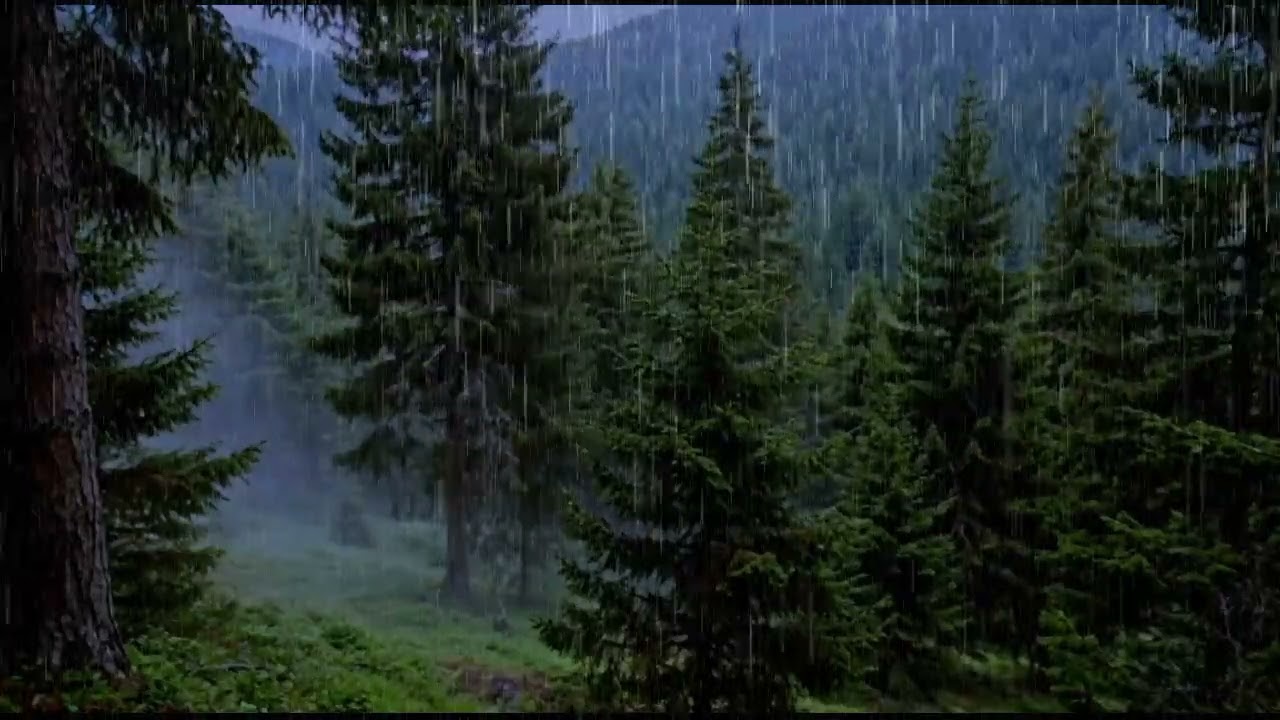 Soothing Rain Sounds in the Woods | 2 Hour Sleep Ambience