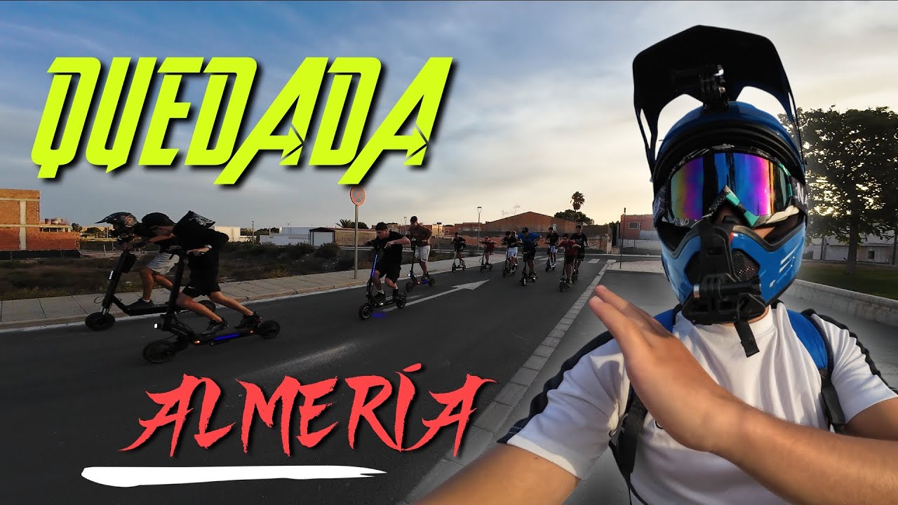 ¡Se Cayó a Más de 60KM/H en Patín Eléctrico! 😱 (Quedada en Almería)