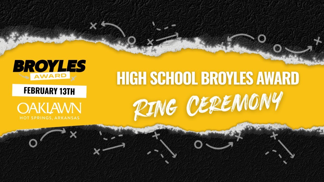 High School Broyles Award Ceremony