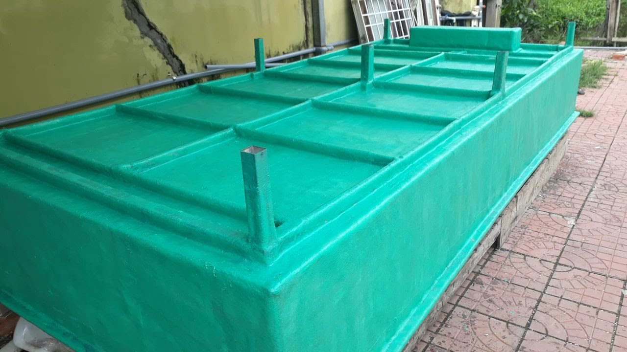 Làm hồ lươn bằng composite tại nhà.