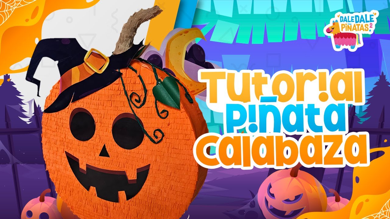Tutorial Piñata Calabaza Halloween