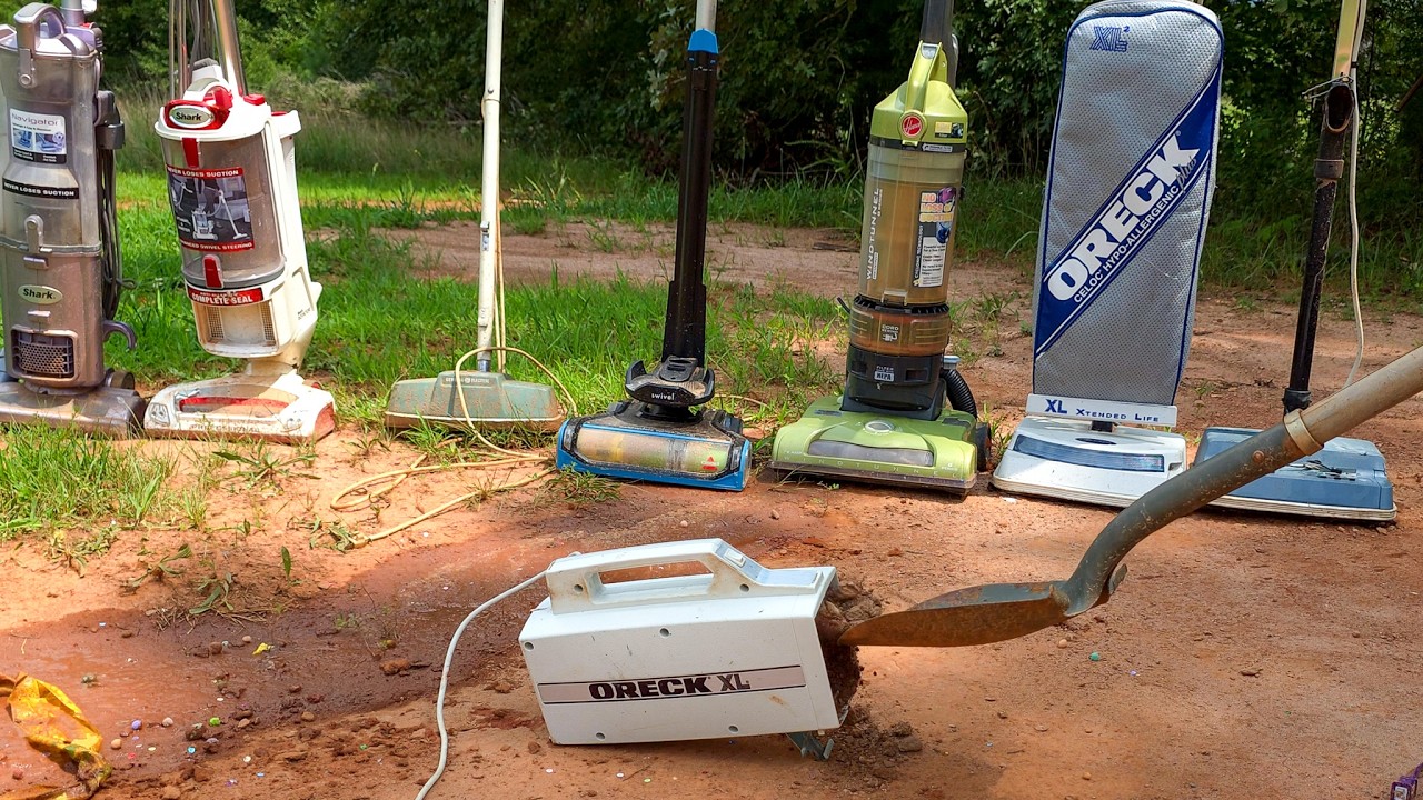 Oreck XL Compact Canister Vacuum Destruction