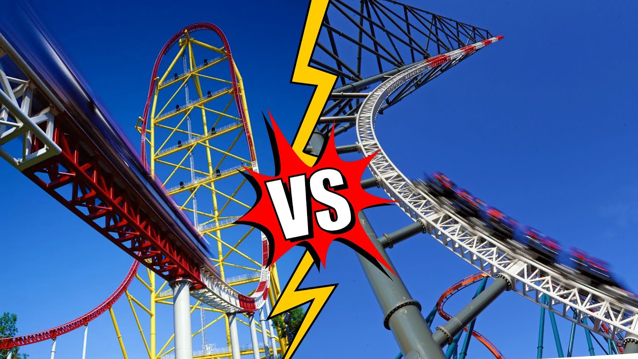 Top Thrill Dragster vs Top Thrill 2