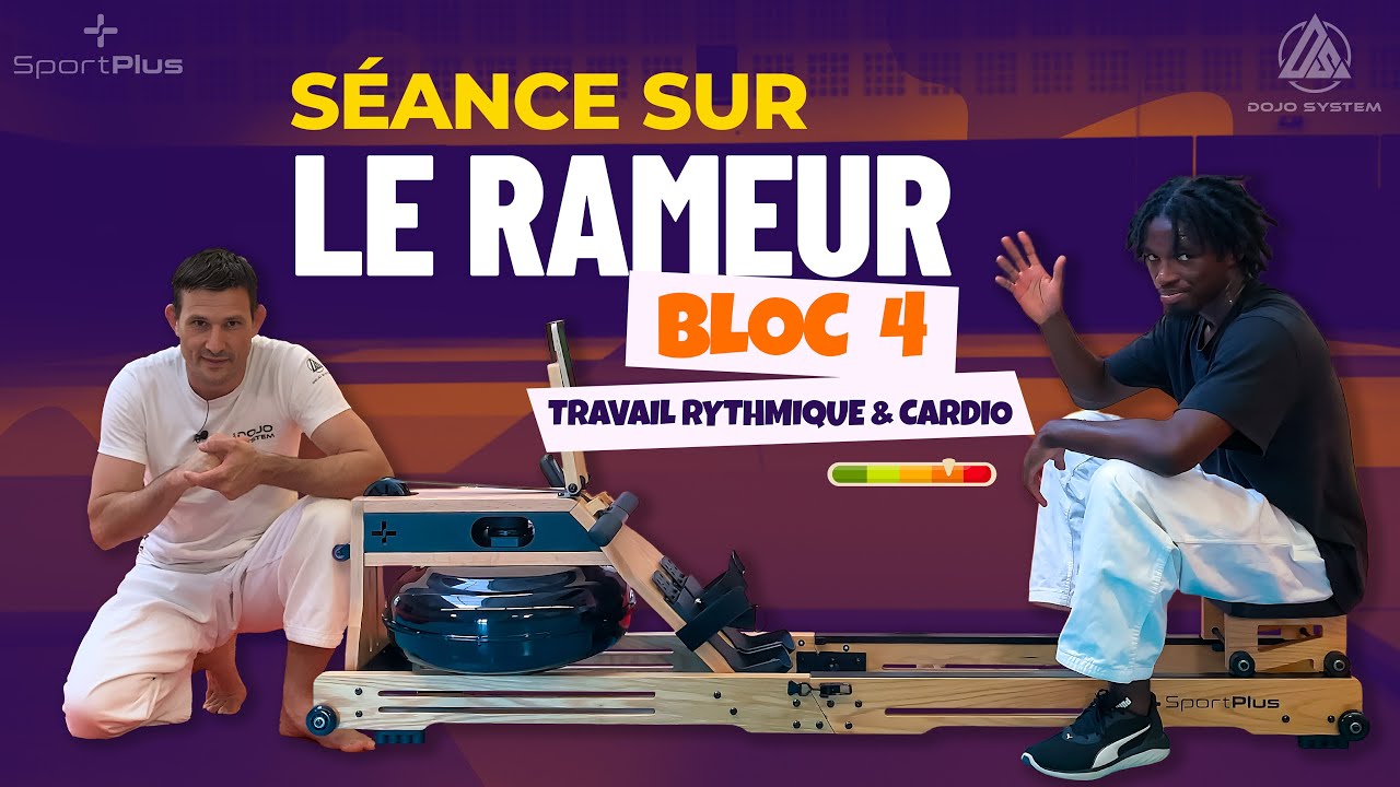 BLOC 4_Séance rameur pour le Judo : Travail Rythmique & Cardio - 13 min