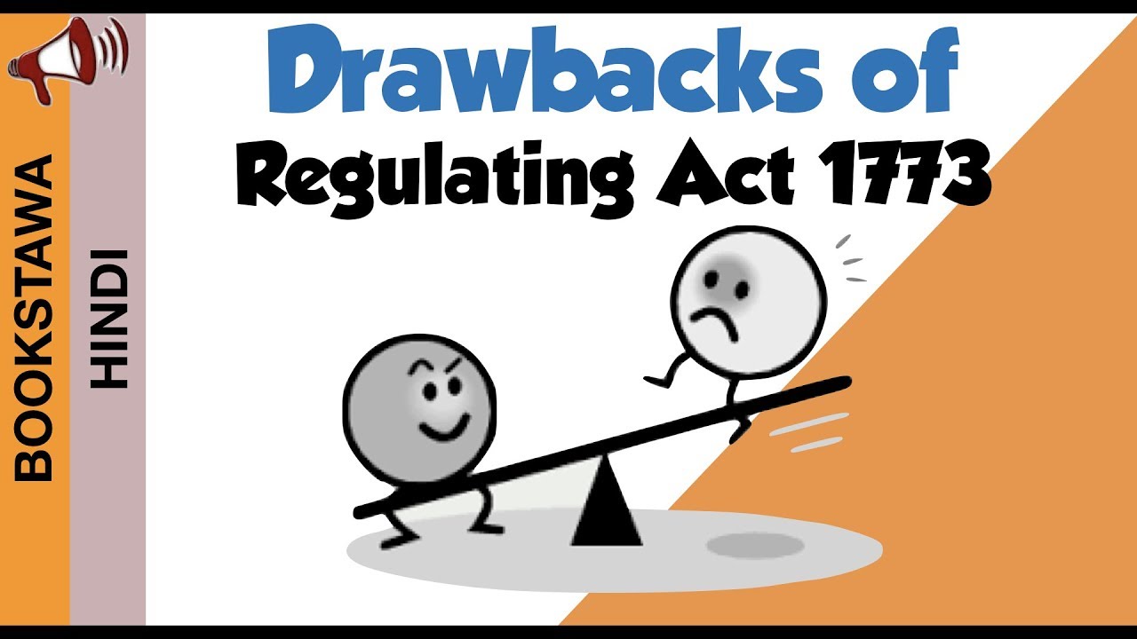 Drawbacks of Regulating Act of 1773