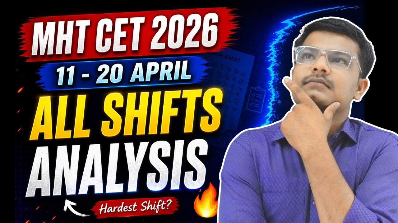 MHT CET 2026 All Shifts Analysis | Most Difficult Shifts Of MHT CET 2026   #mhtcet2026