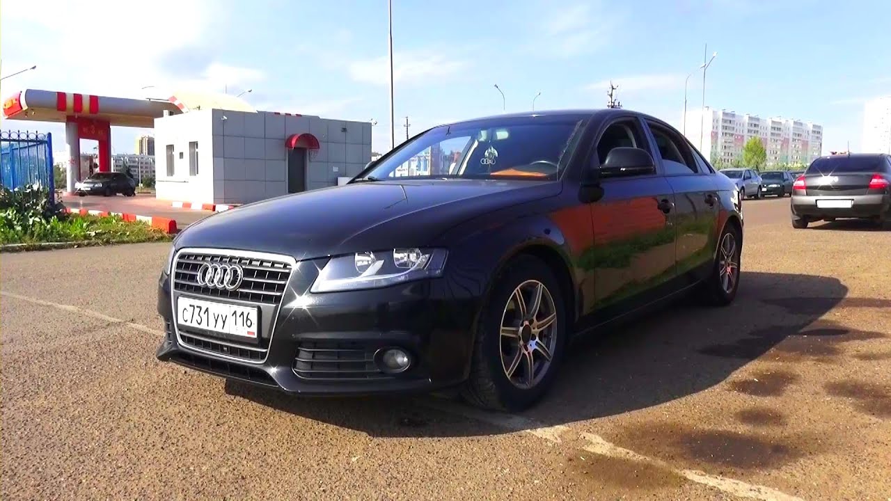 2008 Ауди А4 (B8). 1.8 TFSI. Обзор (интерьер, экстерьер, двигатель).