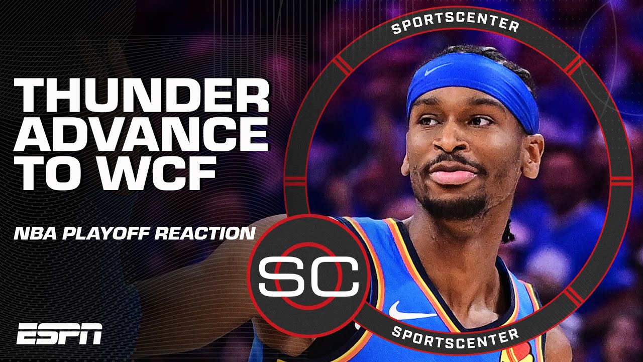 Реакция на плей-офф НБА 🍿 WCF: Thunder разгромили Nuggets в седьмой игре | SportsCenter