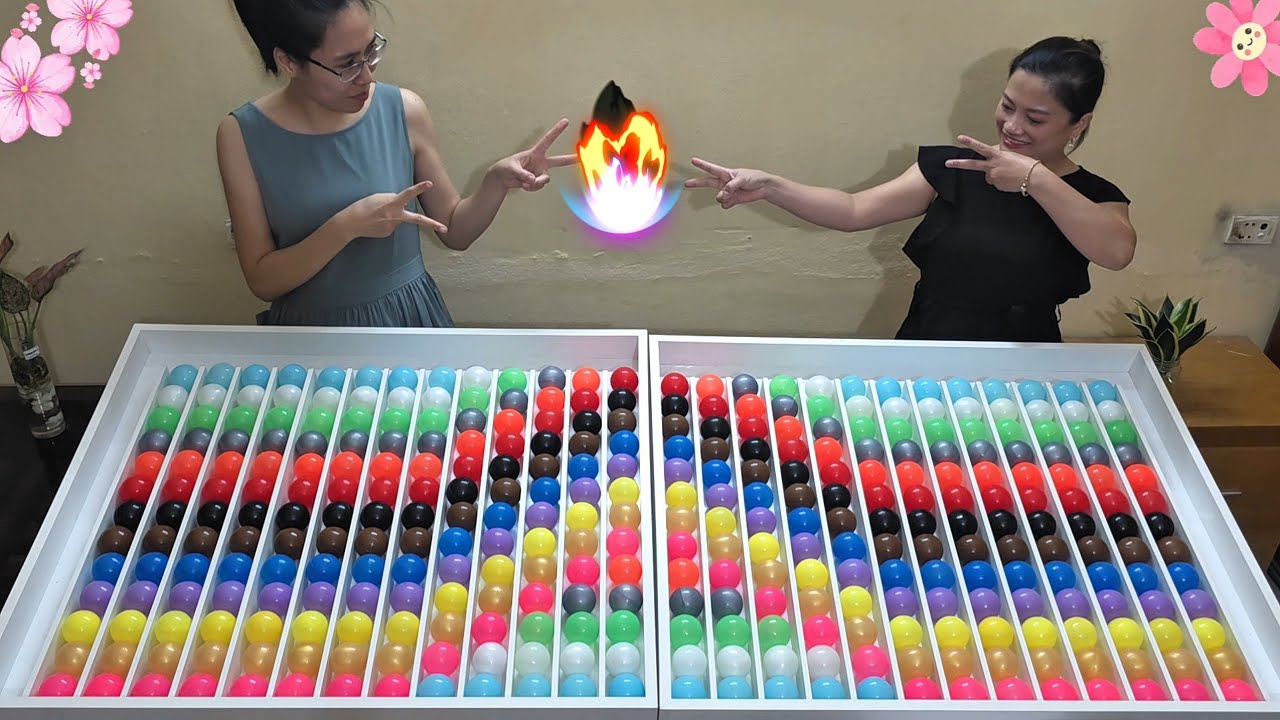 🎮 Color Ball Sorting Game 🎧 | Satisfying ASMR & Puzzle Duel – Who’s the Winner? 🆚