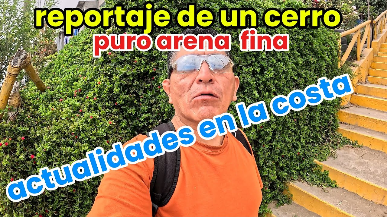 Cómo es las escaleras en los cerros lima peru