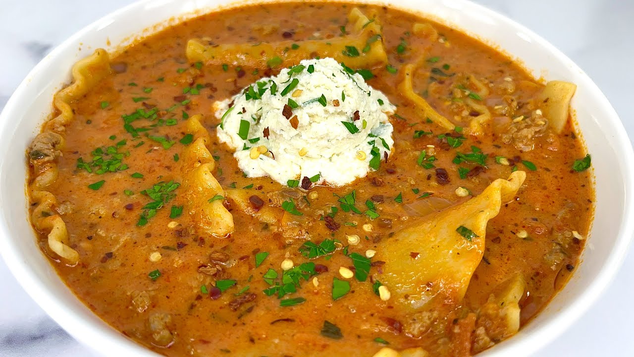 HOW TO MAKE THE TIKTOK VIRAL LASAGNA SOUP!