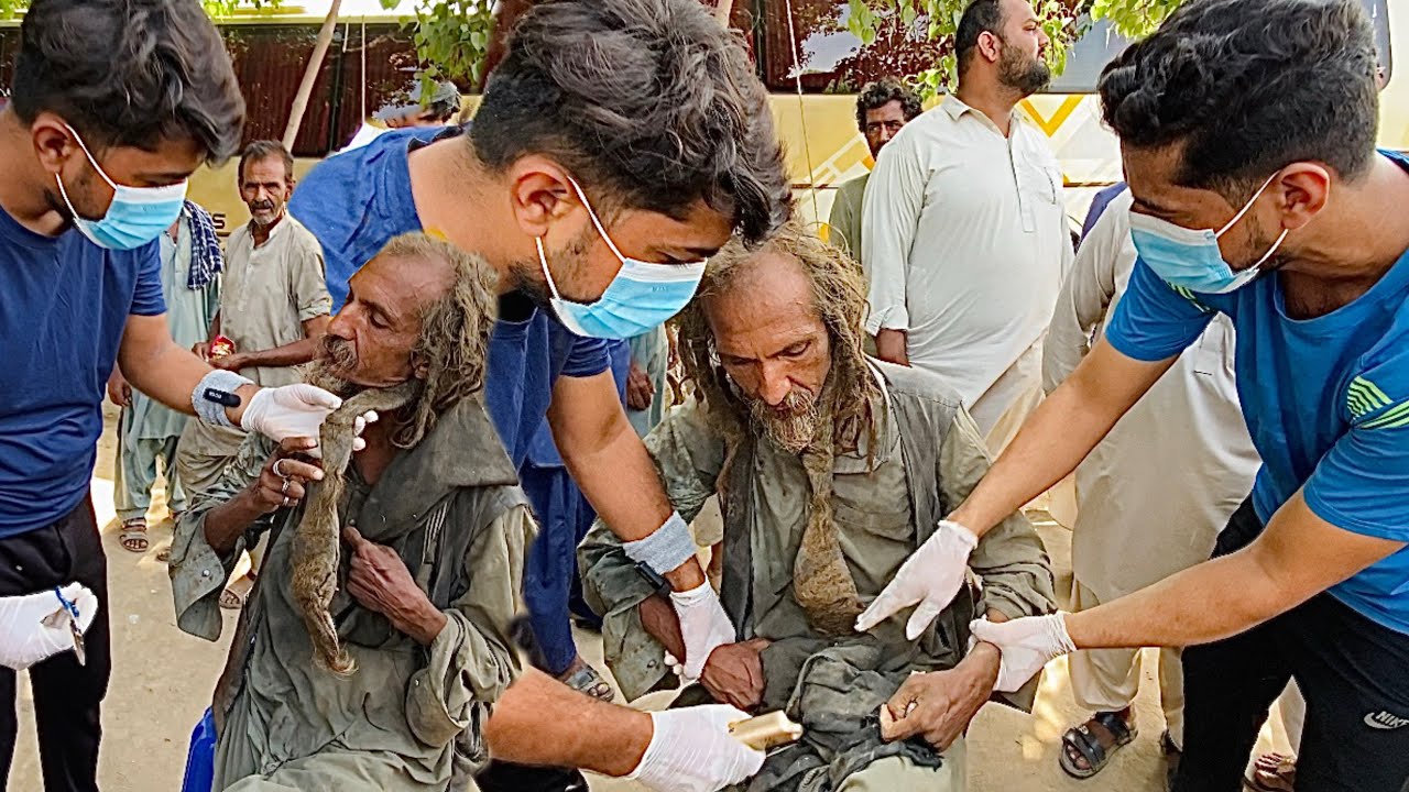 Rubber Band Injured Badly | Homeless Man Rescued Full Transformation & Fresh Start