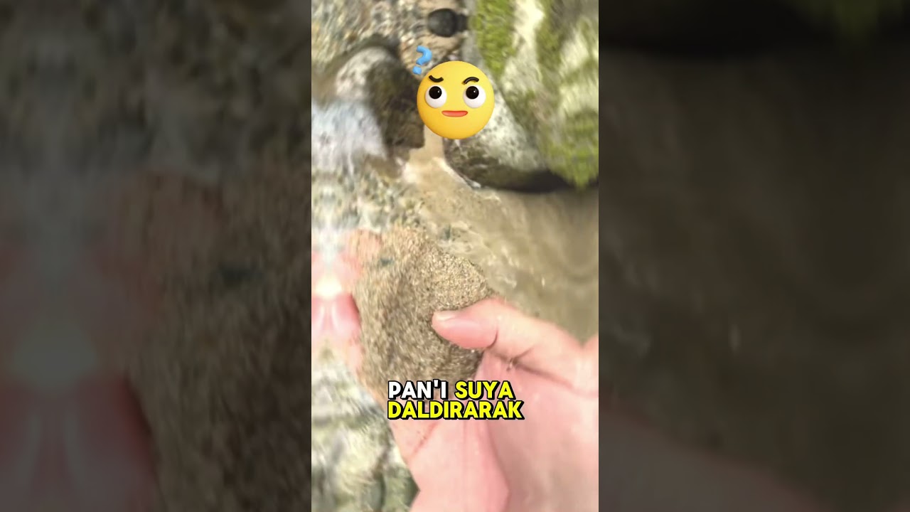 Derelerde altın bulma y&ouml;ntemi : Pan elek
