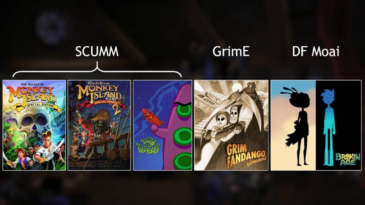 From Monkey Island to Broken Age - A (very) short history of adventure game tech.