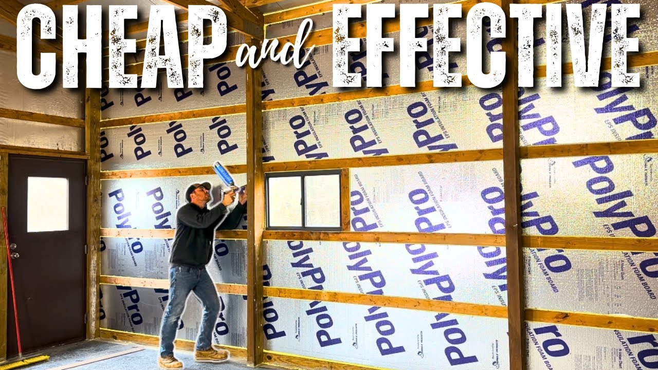 MUCH CHEAPER Alternative vs. SPRAY FOAM...Insulating Pole Barn