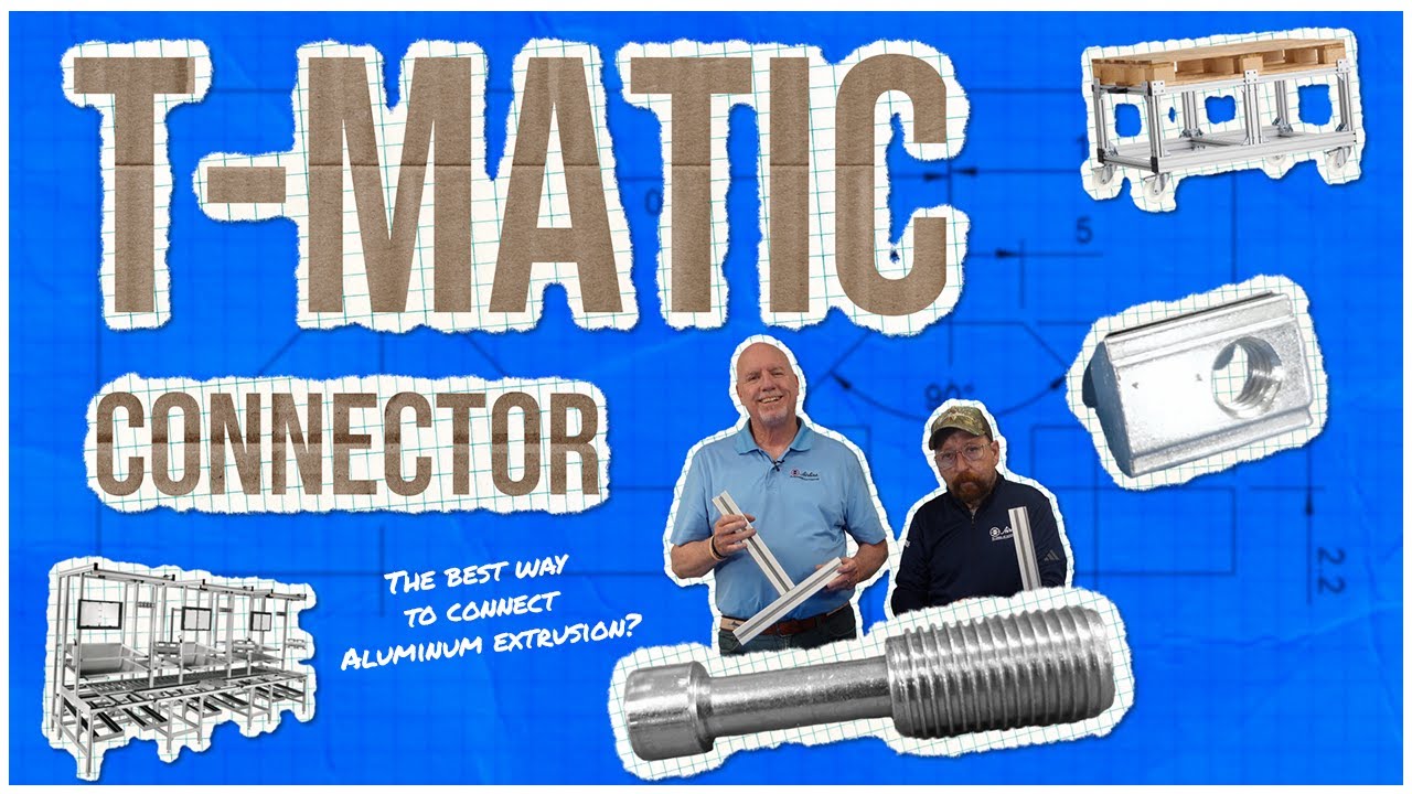 The BEST OVERALL New Way to Connect Aluminum Extrusion!? | How to Use the T-Matic Connector