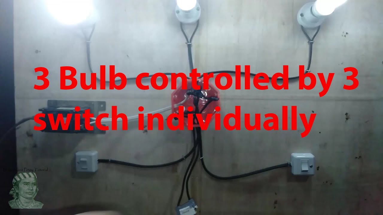 House wiring Tutorial (Tagalog)( NC 2 Electrical Installation) 3 bulb