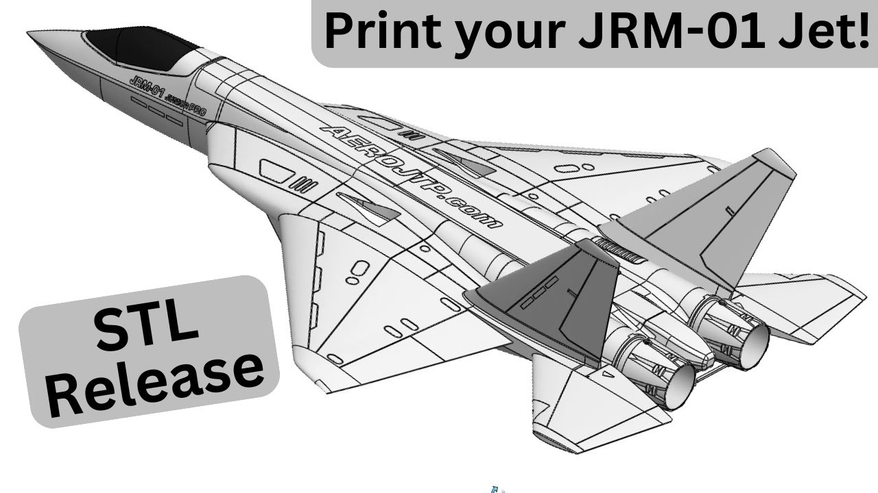 JRM-01 3D-Print RC Jet-Series is Released Today!