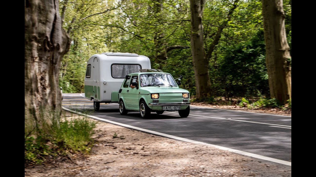 A nyaralós szerelvény, Polski Fiat 126P és a Zakladi Metalow lakókocsi