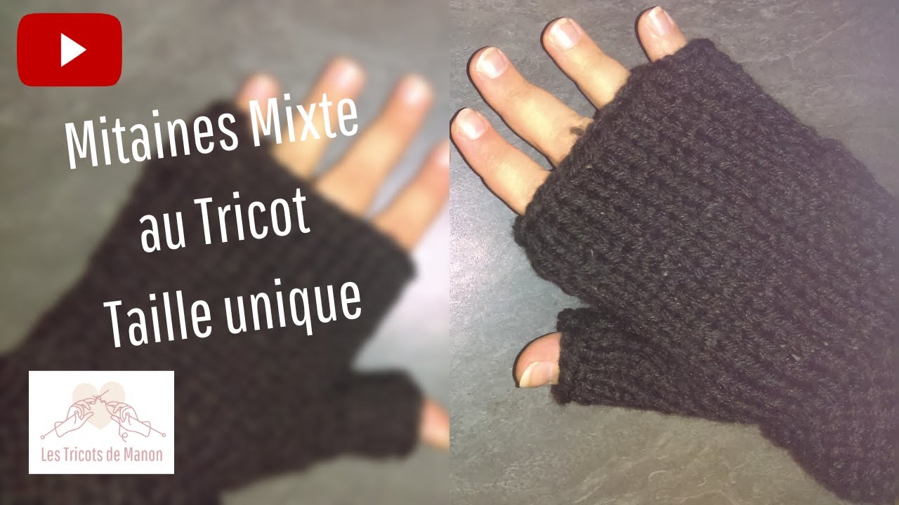 Mitaines Mixte adulte au tricot