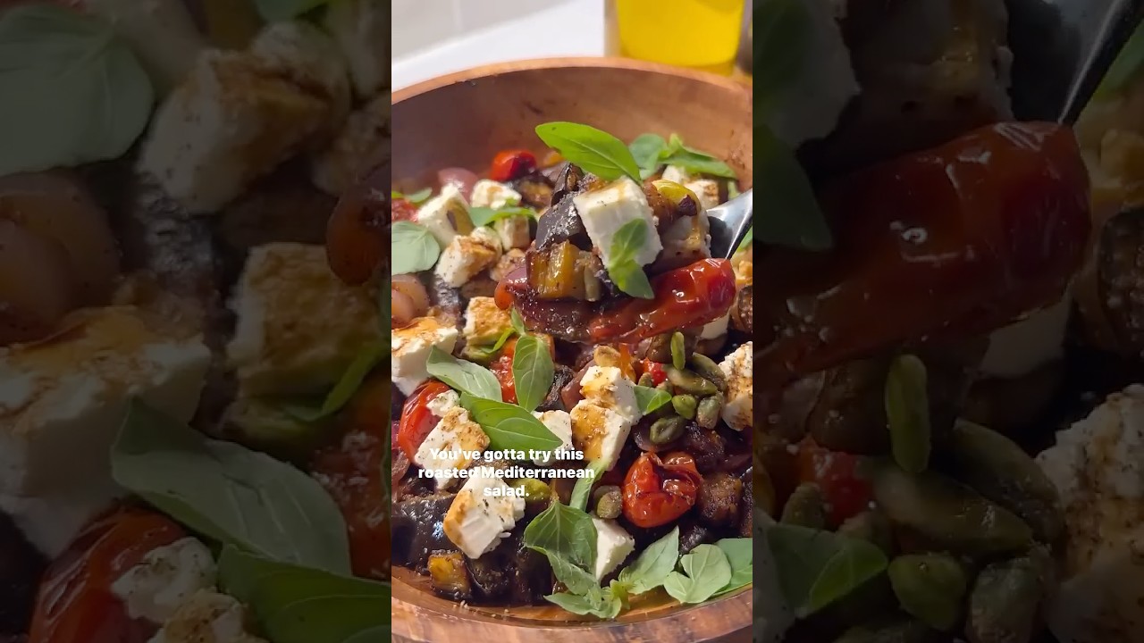 WARM MEDITERRANEAN SUMMER SALAD