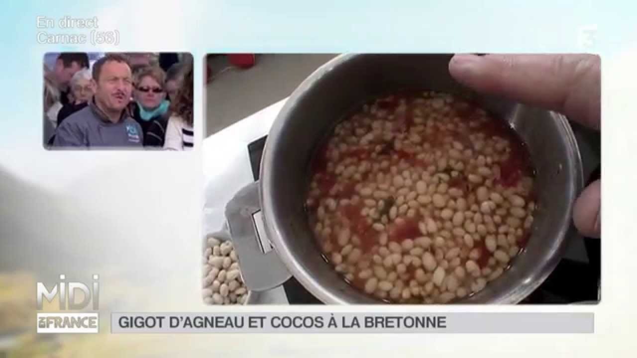 RECETTE : Gigot d'agneau et cocos à la bretonne