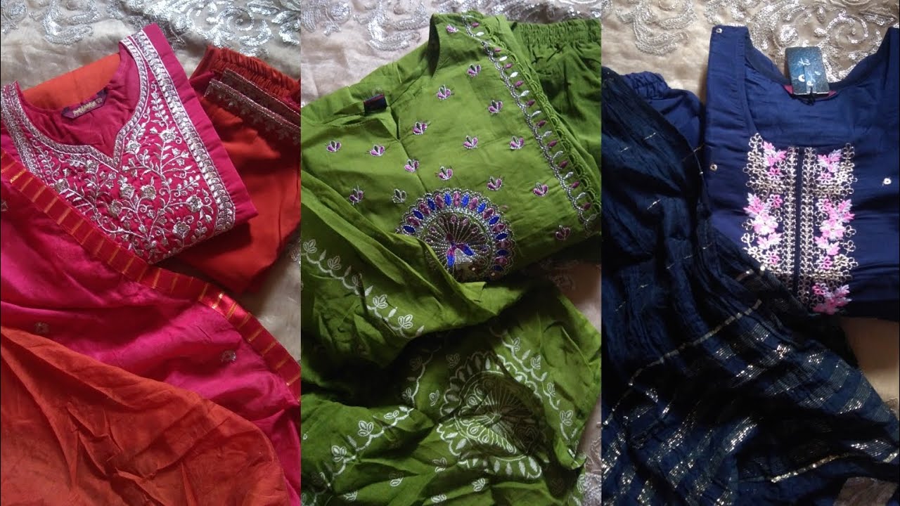 Meesho ethnic wear Kurti set hual || Ajio kurti set hual || Meesho & Ajio kurti set hual 