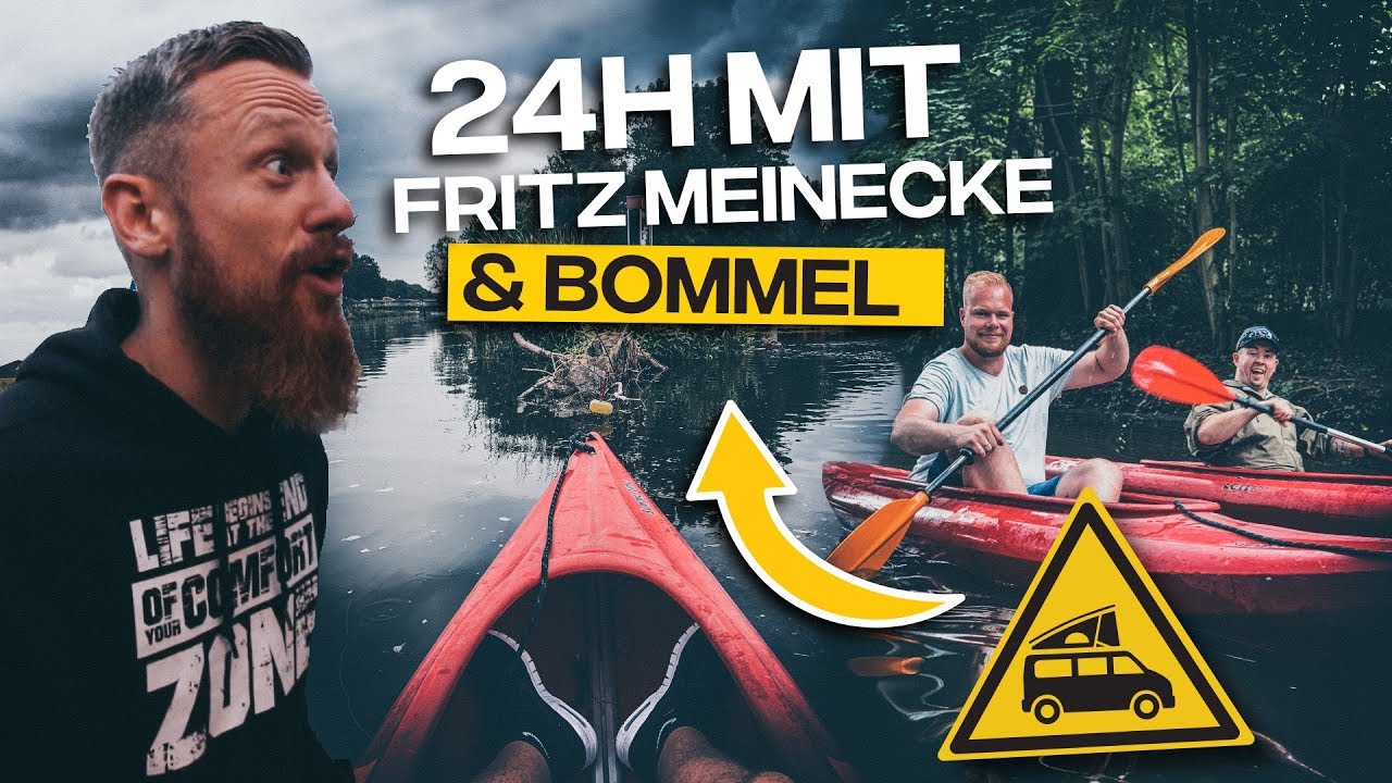 24h mit Fritz Meinecke und Bommel - Kajak Tour und Overnighter
