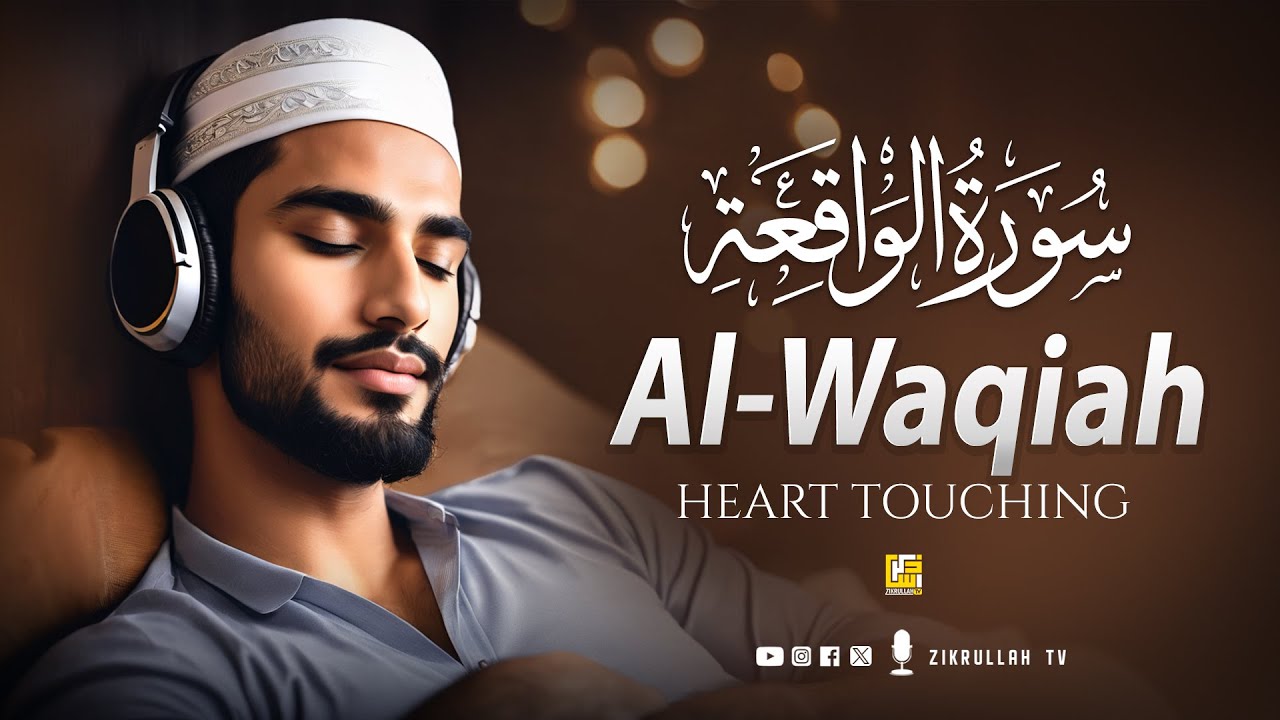 Heart touching Surah Waqiah Visualization سورة الواقعة | SOFT VOICE | Zikrullah Tv