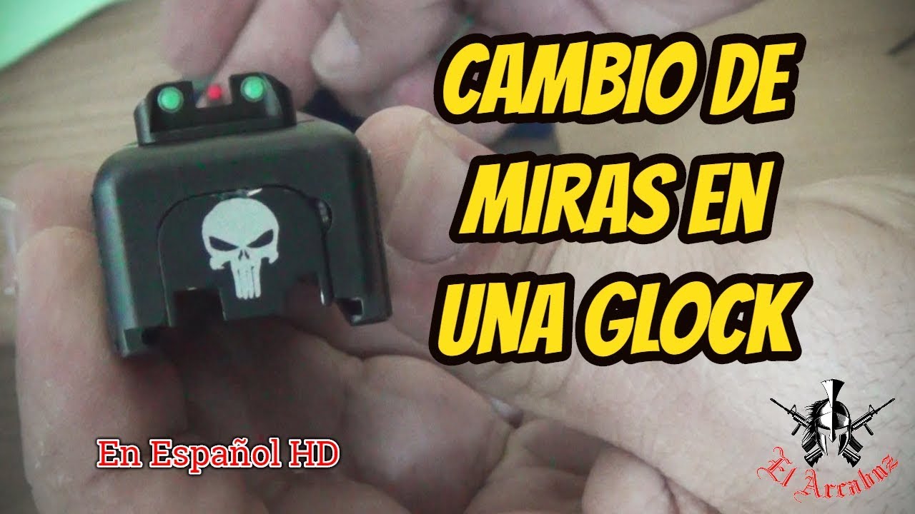 CAMBIO DE MIRAS DE UNA GLOCK